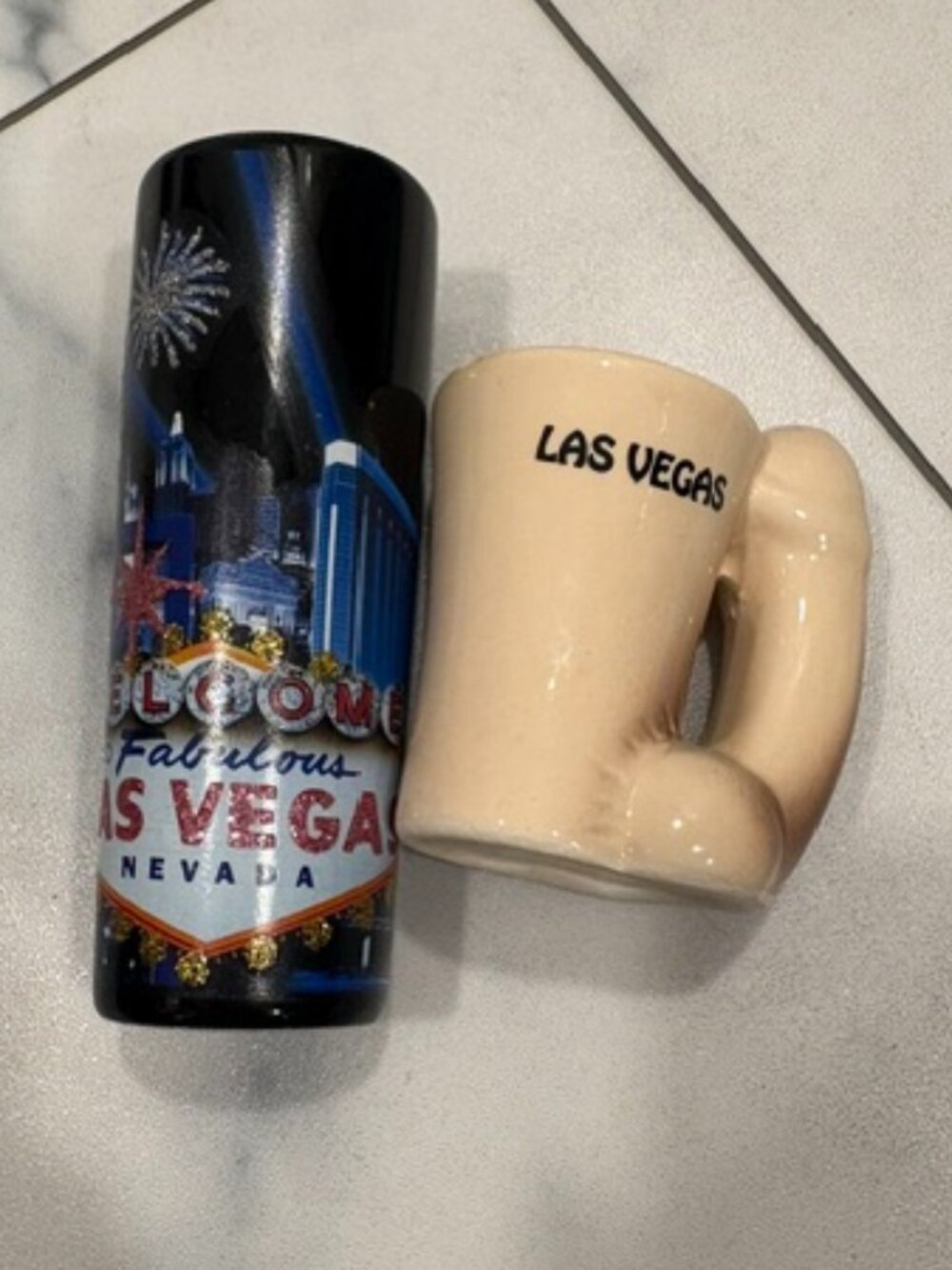 NEW- Set of 2- Las Vegas Shot Glass